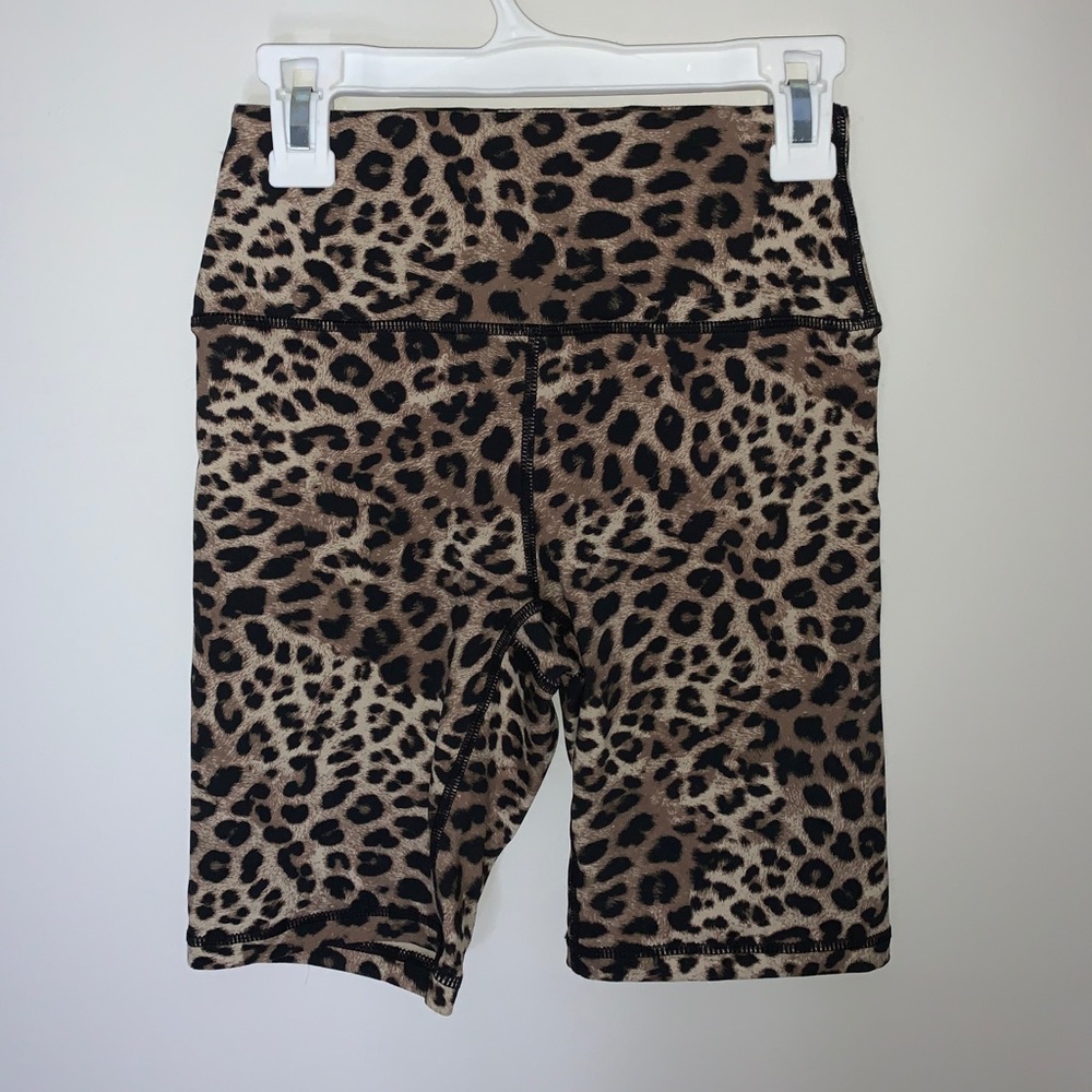 COPY - Cheetah print biker shorts